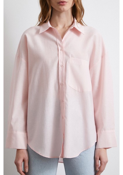 Helen Poplin Gömlek Pembe fiyatları