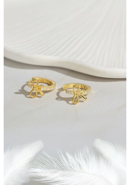 Kadın 925 Ayar Gümüş Zirkon Taşlı Küpe modelleri