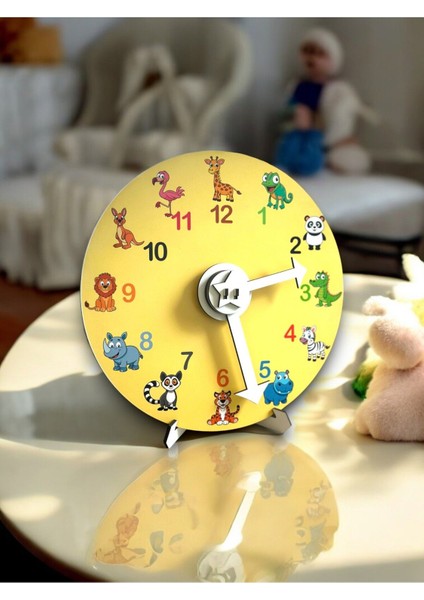 Montessori Saat,saati Öğreniorum,ahşap Eğitici Öğretici Saat,eğitici Oyuncak indirimleri
