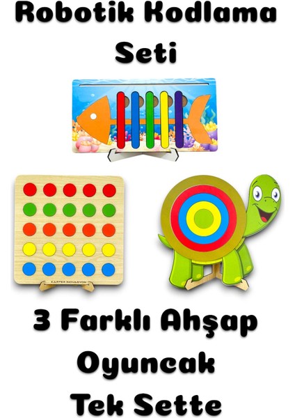 Kodlama Oyuncakları Seti,ahşap Kodlama Oyuncakları,eğitici Oyuncaklar