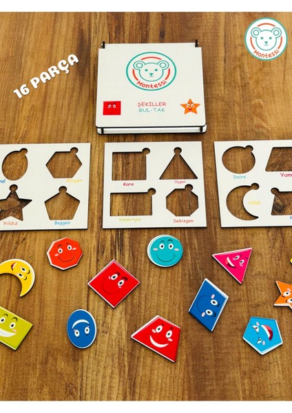 Geometrik Şekiller Ahşap Bultak,eğitici Şekiller,ahşap Şekiller Puzzle fırsatları