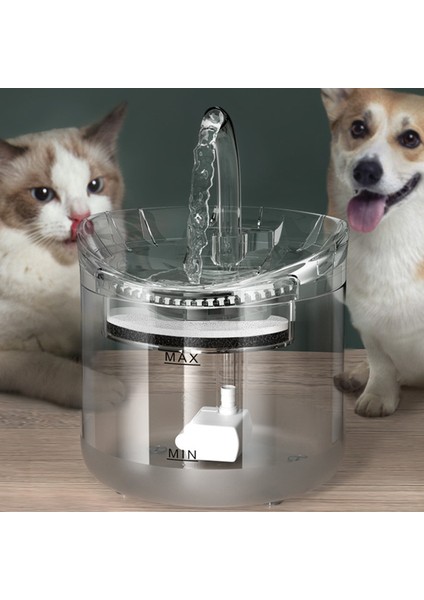 2 Lt Süper Sessiz Otomatik Kedi & Köpek Su Çeşmesi - 2 Akış Modu (Yurt Dışından) modelleri