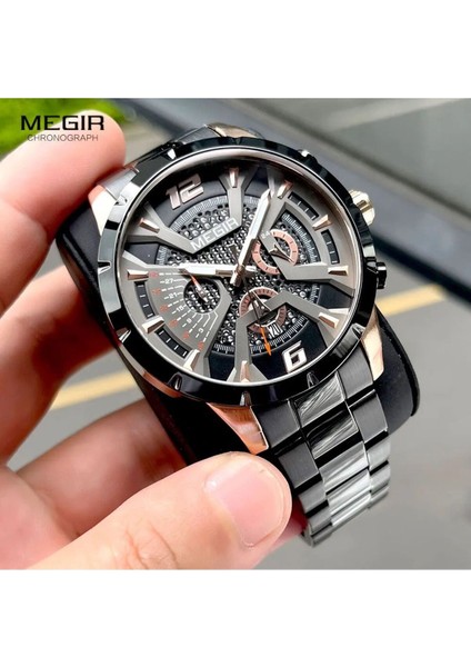 Megır 2221 Tüm Fonksiyonları Aktif Erkek Kol Saati