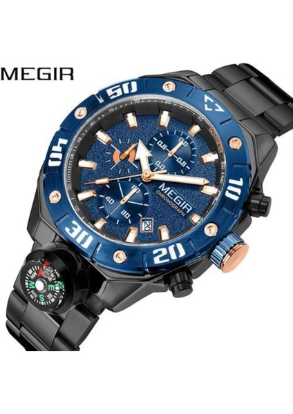 Megır 2219 Tüm Fonksiyonları Aktif Erkek Kol Saati