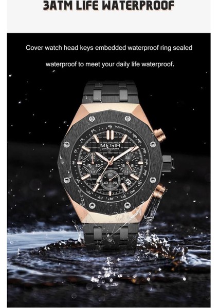 Megır 2213 Tüm Fonksiyonları Aktif Erkek Kol Saati fiyatları