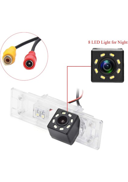 Araba 8led Arka Görüş Kamerası Geri Vites Park Kamerası Bmw E81 E87 E87 E89 M1 F20 F21/ M6 E63 E64 E64N E85 E86 E89 (Yurt Dışından)