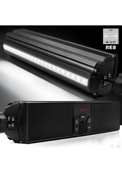 Motosiklet Stereo Hoparlörler Mp3 Müzik Çalar Bluetooth Oynatıcı Usb, Aux-In, Fm Radyo 7/8-1.25 Inç Gidona Takılan Motor Scooter Bisiklet Atv Utv (Yurt Dışından) fiyatları