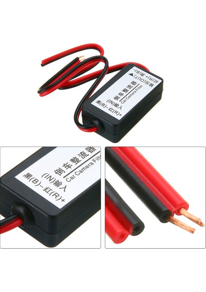 Araç Dikiz Yedekleme Kamerası Için 12V Dc Güç Rölesi Kondansatör Filtre Doğrultucu (Yurt Dışından)