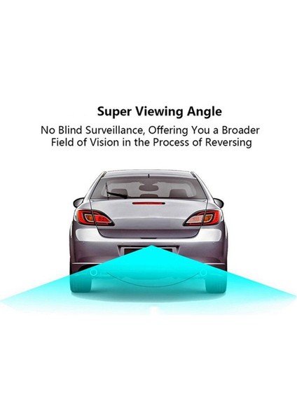 Arka Görüş Kamerası Geniş Derece 4,3 Inç Tft LCD Ekran Veya Monitör Su Geçirmez Gece Görüş Ters Yedekleme, Monitör (Yurt Dışından)