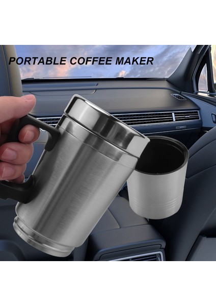 Araba Isıtma Su Isıtıcısı, Basit 12V 300ML Arabada Taşınabilir Kahve Makinesi Çay Potu Araç Isıtma Fincan Kapağı Açık Su Şişesi Elektrikli Çay Su Isıtıcısı (Yurt Dışından) fırsatları
