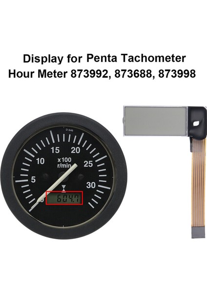 Volvo Penta 873992, 873686, 873688, 873998 Için Takometre Saat Ölçer Ekranı (Yurt Dışından) fiyatları