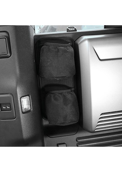 Land Rover Defender 110 2020 Için Araba Styling Kumaş Siyah Gövde Yan Depolama Örgü Çanta Saklama Çantası Araba Aksesuarları (Yurt Dışından)