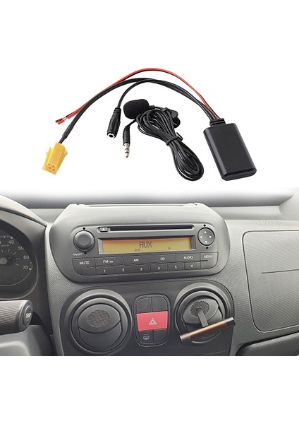 Araba Radyo 6pin Mini Iso Aux In Yedek 3.5mm Ses Bluetooth 5.0 Mikrofon Kablosu Fiat Bravo Panda Punto Için (Yurt Dışından) fiyatları