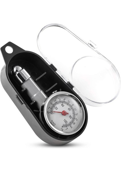 Küçük Lastik Basıncı Göstergesi 10-100PSI, Motosikletler, Arabalar, Suv Atv Için Doğru Mekanik Çinko Alaşımlı Hava Ölçer (Yurt Dışından)