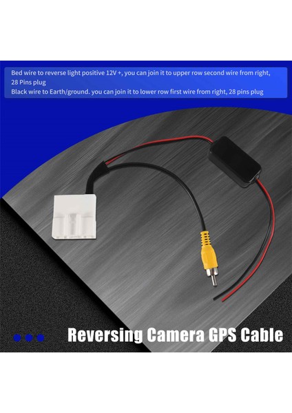 24 Pin Araba Kamera Adaptörü Konnektör Tel Geri Kamera Toyota Kluger Rav4 Için Gps Kafa Ünitesi Kablosu (Yurt Dışından) indirimleri