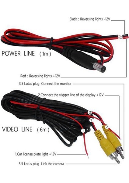 Araba Arka Görüş Kamerası 4led Ccd Gece Görüşlü Geri Görüş Kamerası Kia Ceed Sw Ed 2006 2007 2008 2009 2010 2011 2012 (Yurt Dışından)