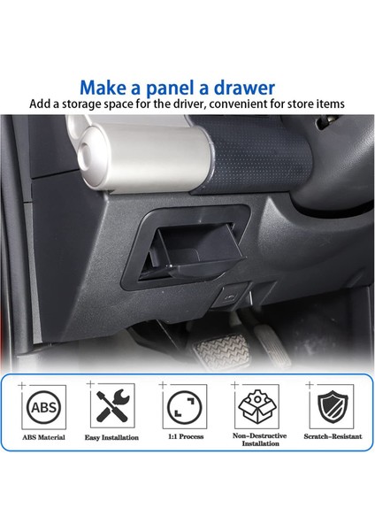 Toyota Fj Cruiser 2007-2021 Için Orta Konsol Sigorta Saklama Kutusu, Sürücü Koltuğu Abs Sigorta Kutusu Para Konteyner Iç Depolama (Yurt Dışından) modelleri