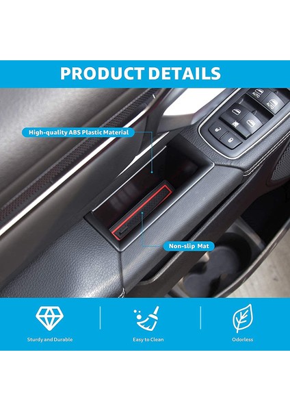 Merkezi Konsol Düzenleyici Tepsi ve Kapı Yan Saklama Kutusu Dodge Ram 1500 2019-2021 Kol Dayama Saklama Kutusu Aksesuarları (Yurt Dışından) fırsatları