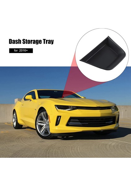 Orta Konsol Dash Tepsi Düzenleyici Iç Depolama Aksesuarları Chevy Camaro 2016-2020 Için Fit, Siyah (Yurt Dışından) fiyatları
