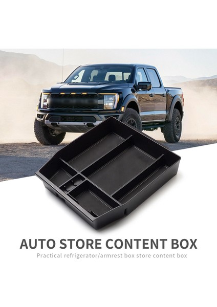 Ford F150 2021 Iç Aksesuarlar Kol Dayama Ekleme Ikincil Saklama Kutusu Için Orta Konsol Düzenleyici Tepsi (Yurt Dışından) fırsatları