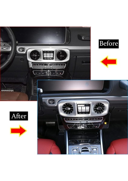 Merkezi Konsol Organizatör Mercedes Benz G Sınıfı Için W463 2019 2020 Dişliler Yan Saklama Kutusu Telefon Tepsisi Araba Aksesuarları (Yurt Dışından) modelleri