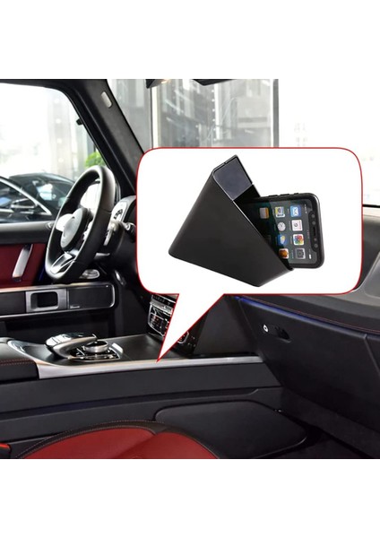Merkezi Konsol Organizatör Mercedes Benz G Sınıfı Için W463 2019 2020 Dişliler Yan Saklama Kutusu Telefon Tepsisi Araba Aksesuarları (Yurt Dışından) fırsatları