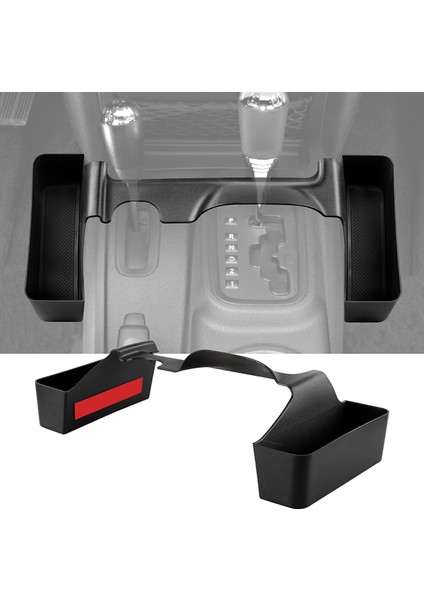 2011-2017 Jeep Wrangler Jk Için Dişli Tepsisi Çift Taraflı Yapışkan Bantlı Vites Saklama Kutusu, Iç Aksesuarlar (Yurt Dışından)