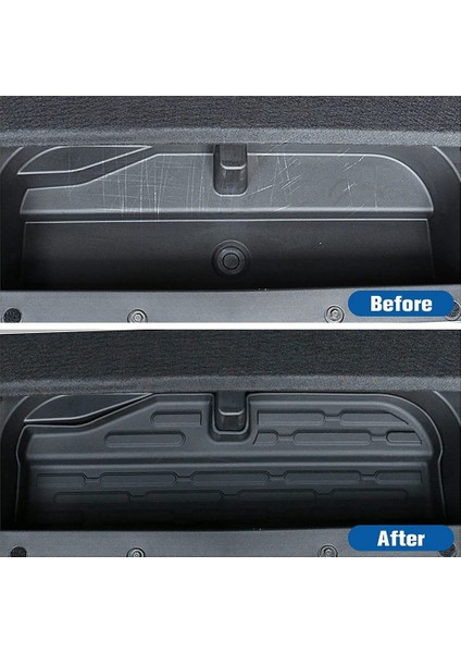 Bagaj Alt Depolama Mat Ford Bronco Aksesuarları 2021 2022 2023 2/4-Door Arka Bagaj Mat Kargo Astarı Depolama Gövde Mat (Yurt Dışından) fırsatları