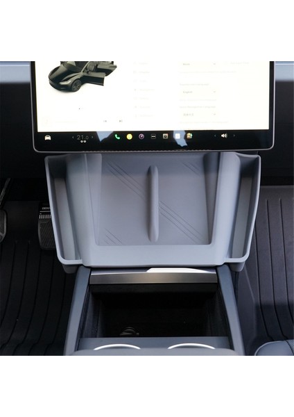 Tesla Model 3 2024 Highland Merkezi Konsol Kablosuz Şarj Silikon Ped Organizatör Iç Aksesuarları (Yurt Dışından) fırsatları