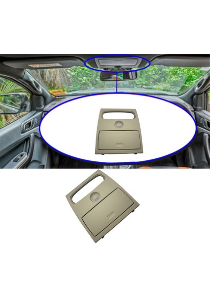 Araba Konsolu Tavan Okuma Işığı Gözlük Kutusu Trim Kapağı CN15-A519A58-AA Ford Ranger Everest Mazda BT50 2012-2019,A (Yurt Dışından) fırsatları
