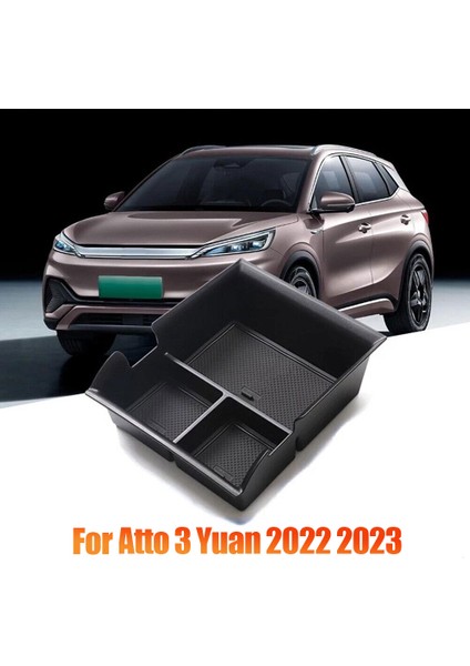 Araba Merkezi Konsol Btorage Kutusu Kol Dayama Kutusu Depolama Tepsisi Byd Atto 3 Yuan Plus 2022 Atto3 Aksesuarları (Yurt Dışından)