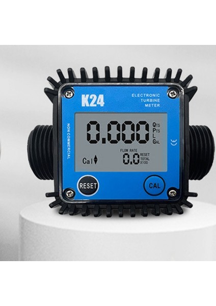LCD Yakıt Akış Ölçer K24 Türbin Dijital Die-Sel Yakıt Akış Ölçer Uygun Sıvı Su Akışı Ölçme Araçları (Yurt Dışından)