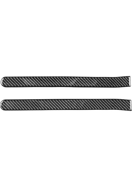 Karbon Fiber Arka Işık Amblemleri Yan Lamba Şeritleri Kia Stinger 2018-2023 Siyah (Yurt Dışından)