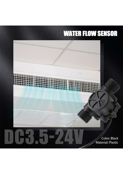 1 Adet Su Akış Sensörü DN25 DC3.5-24V 1 Inç 2-100L/MIN Salon Debimetre Isı Pompası Su Isıtıcı Akış Ölçer Anahtarı Sayacı (Yurt Dışından)