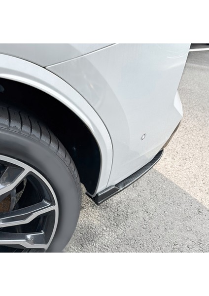 Araba Arka Ön Tampon Difüzör Splitter Winglet Önlük Bmw Için Rüzgarlık 3 Serisi X3 G01 Lcı M Spor 2022+ Karbon Fiber (Yurt Dışından)