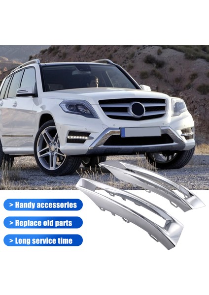 1 Çift Ön Tampon Trim Sis Lambası Izgarası Kapağı 2048853974 2048854074 Mercedes Benz Glk 15-16 2048854074 2048853974 (Yurt Dışından)