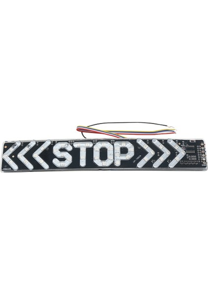 LED Motosiklet Işık Flaşı Dur Moto Gösterge Lambası Fren Dönüş Sinyali Sürüş Arka Lambası 12V Evrensel Uyarı Gün Işığı (Yurt Dışından)