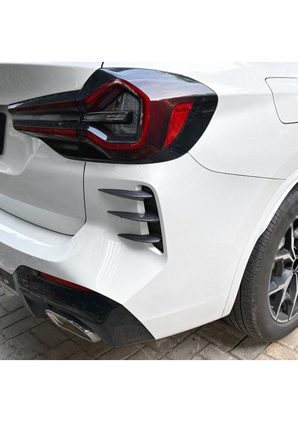 Araba Arka Tampon Splitter Karbon Fiber Spoiler Arka Canard Hava Firar Trim Için Bmw X3 G01 Lcı M Sport 2022-2023 (Yurt Dışından)