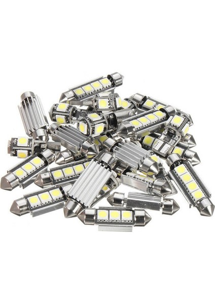 Mercedes-Benz E-Class W211 2002-2008 Için 27 Adet Beyaz Araç Içi LED Işık Kiti (Yurt Dışından) modelleri