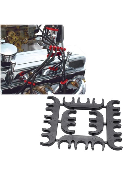 Ateşleme Kurşun Tel Bölücü Ayırıcı Tezgah Klipsi Ht Kurşun Tutucular Chevy Ford Için Kelepçe Paspayı 8mm (Yurt Dışından)