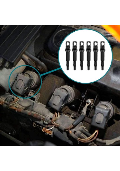 Yepyeni 1 Adet Ateşleme Bobini Ateşleme Sistemi 0221504470 12137594937 Bmw F22 F23 E46 E90 X3 X5 X6 12137562744 C1826 (Yurt Dışından)