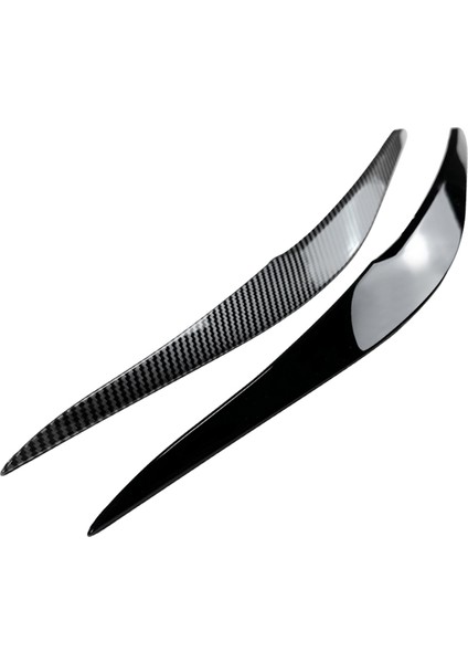 Bmw 2 Serisi F22 F23 2015-2019 Ön Far Kapağı Süsleme Şeridi Kaş Kapağı Trim Sticker Karbon Fiber (Yurt Dışından)