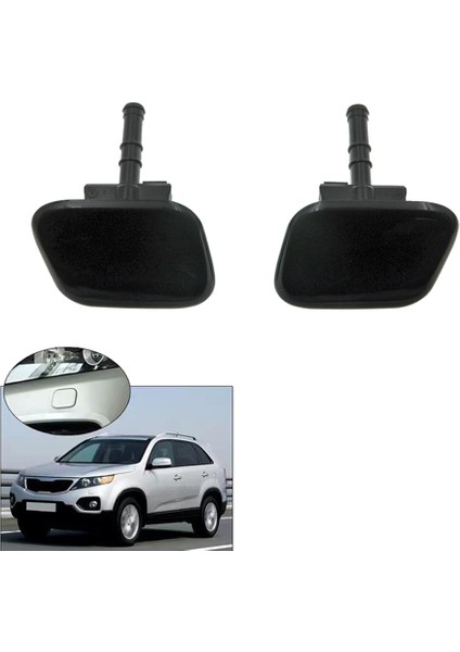 Kıa Sorento 2009-2012 Için Ön Tampon Far Başkanı Işık Lambası Yıkama Memesi Kapağı Kapağı Konut Boyasız (Yurt Dışından) indirimleri