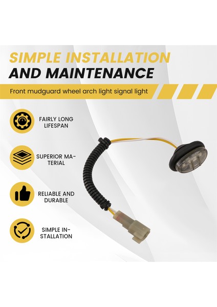 Ford F150 Raptor 2017-2022 Için Ön Çamurluk Tekerlek Kaş Işığı Sinyal Lambası HL3Z-15442-B HL3Z-15442-K (Yurt Dışından) fırsatları