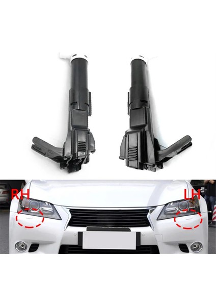 Sağ Araba Far Yıkama Püskürtme Ucu Jet Pompası Far Su Aktüatörü Lexus GS250 350 450H 2012-2013 (Yurt Dışından)