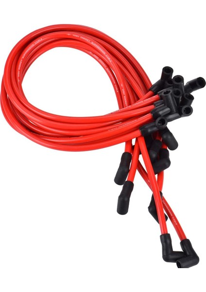 10.5 mm Buji Kablosu Seti, SP10-390-1010 Chevrolet Am Genel Isuzu Heı Sbc Bbc 350 Için Yüksek Performanslı Ateşleme Teli (Yurt Dışından)