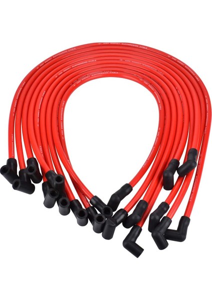 10.5 mm Buji Kablosu Seti, SP10-390-1010 Chevrolet Am Genel Isuzu Heı Sbc Bbc 350 Için Yüksek Performanslı Ateşleme Teli (Yurt Dışından)