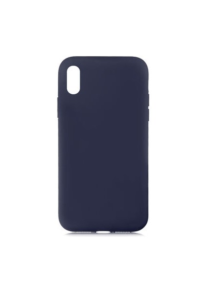 Apple Iphone x Kılıf Yumuşak Doku ve Kadife Dolgulu Clay Premium Silikon Kapak