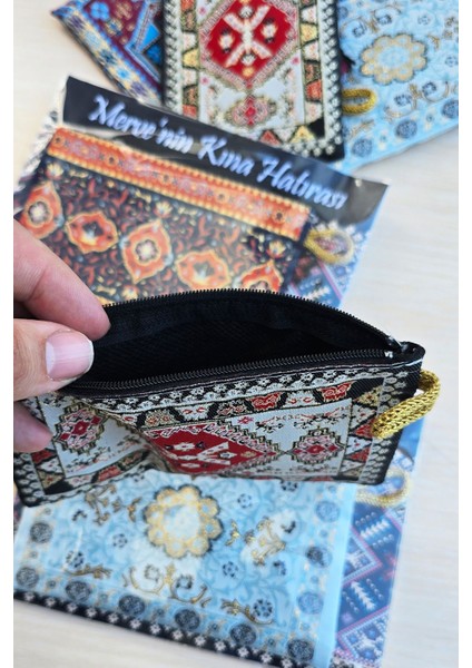 Etnik Cüzdan Kına Hatırası Kilim Desen Çanta Cüzdan Kına Hediyesi 5li fırsatları