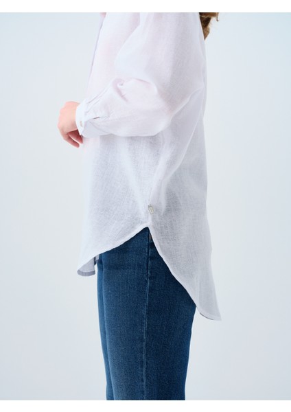 Loose Fit Kadın Gömlek U.kol